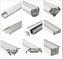 Silver Matt Square / Round Anodized Aluminium LED Profiles For LED Frame