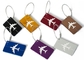 Custom Aluminum Alloy Travel Luggage Tag With Steel String