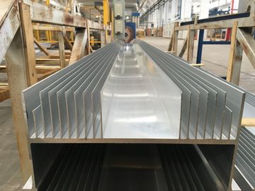 300MM Width 6063T5 Aluminium Heat Sink Profiles / Aluminium Heatsink Extrusions