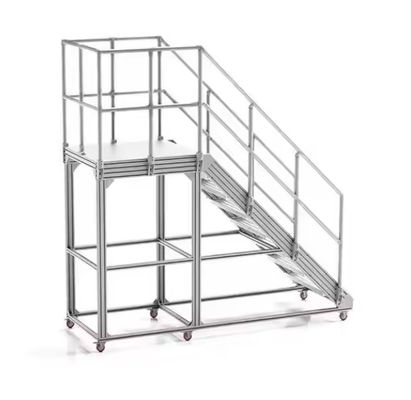 Nền tảng làm việc nhôm công nghiệp tùy chỉnh Nền tảng bảo trì hàng không sân bay